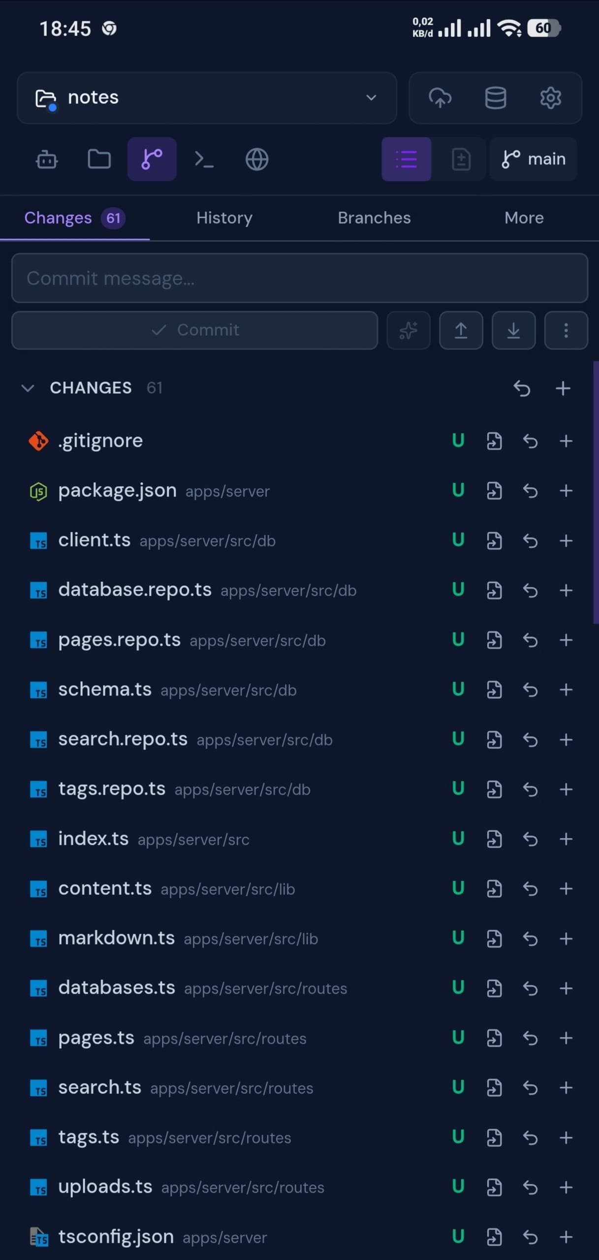 Git on mobile